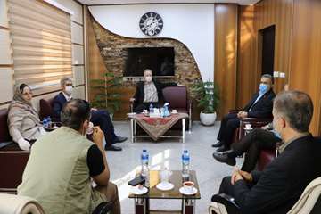 دیدار نماینده سازمان جهانی بهداشت در ایران با دکتر دانائی رئیس دانشگاه علوم پزشکی استان سمنان 99.03.12 